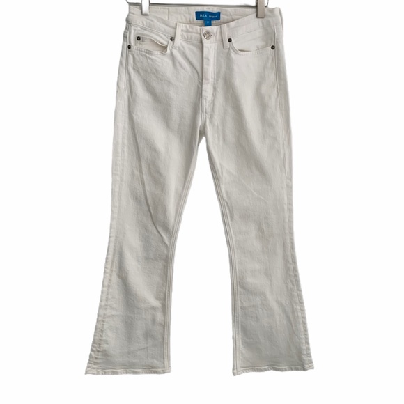 M.i.h. Marty Jeans Cropped Flare in White 27 - Picture 4 of 14